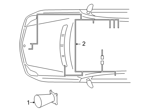 2006 Mercedes-Benz CLS55 AMG Cruise Control System Diagram 1