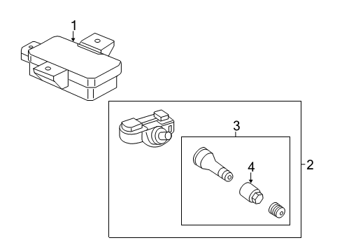 2014 Mercedes-Benz CLA250 Tire Pressure Monitoring, Electrical Diagram