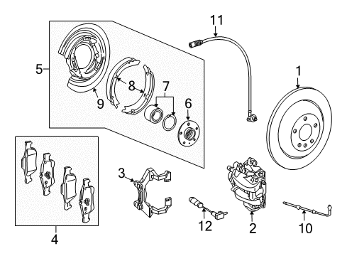 2010 Mercedes-Benz GL350 Anti-Lock Brakes Diagram 3