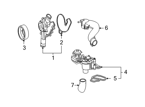 2010 Mercedes-Benz CL65 AMG Water Pump