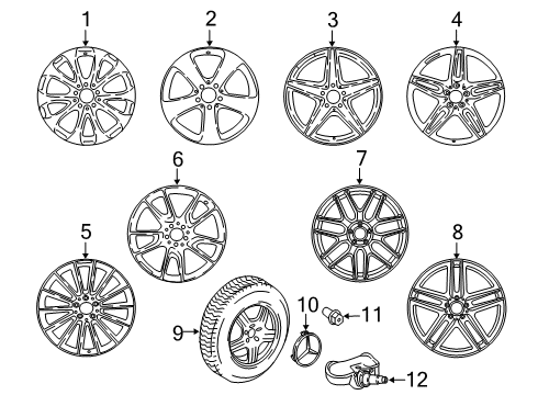 Wheel Diagram for 213-401-31-00-7X21