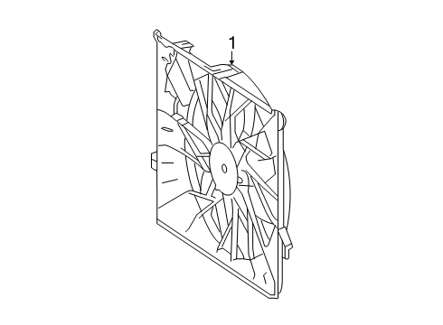 2020 Mercedes-Benz GLC43 AMG Cooling System, Radiator, Water Pump, Cooling Fan Diagram 1