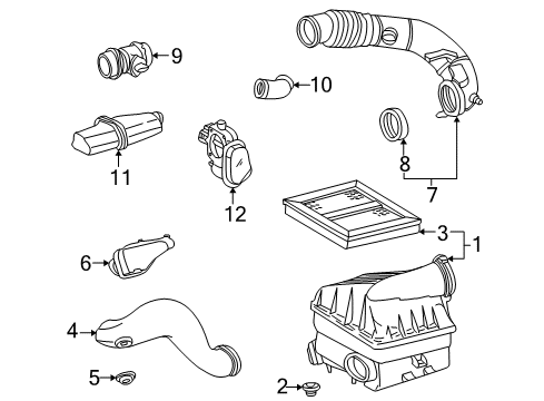 2003 Mercedes-Benz ML320 Air Intake