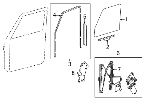 2008 Mercedes-Benz G55 AMG Front Door, Electrical Diagram 2