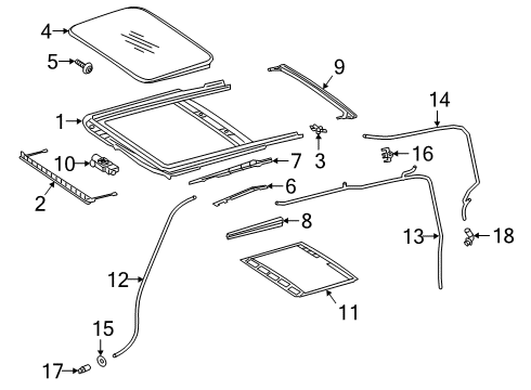 Map Lamp Diagram for 463-900-23-04-8T92