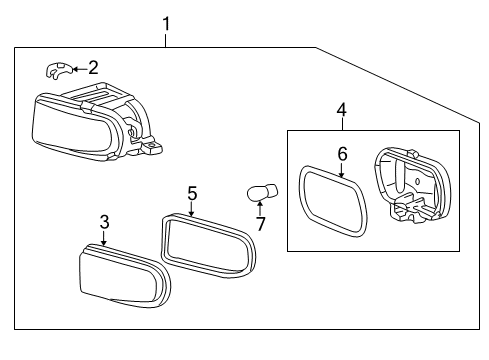 1999 Mercedes-Benz CLK320 Fog Lamps Diagram