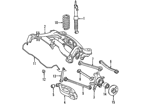 Shock Absorber Diagram for 208-320-01-31