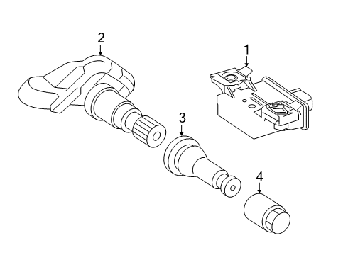 2019 Mercedes-Benz A220 Tire Pressure Monitoring, Electrical Diagram