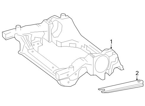 2023 Mercedes-Benz GLC300 Suspension Mounting - Front