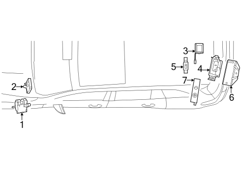 2022 Mercedes-Benz EQB 350 Antenna & Radio Diagram