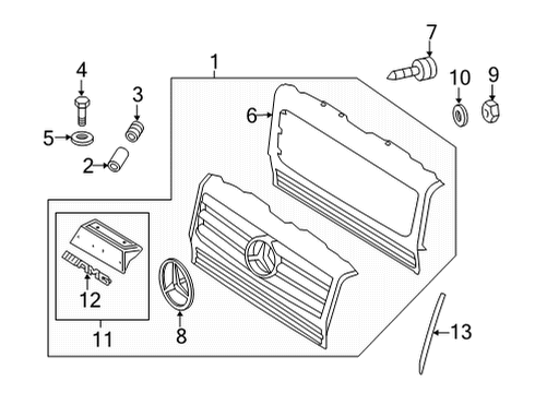 Grille Assembly Insulator Diagram for 673-987-00-41