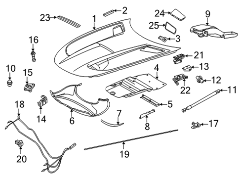 Parking Brake Handle Diagram for 213-880-04-02