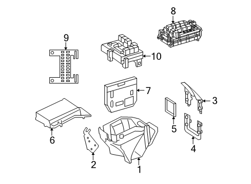 2010 Mercedes-Benz S550 Fuse & Relay Diagram