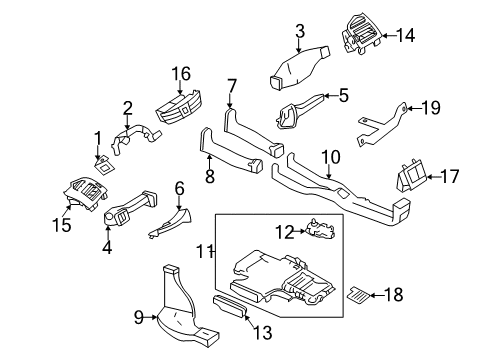 2014 Mercedes-Benz CL65 AMG Ducts Diagram