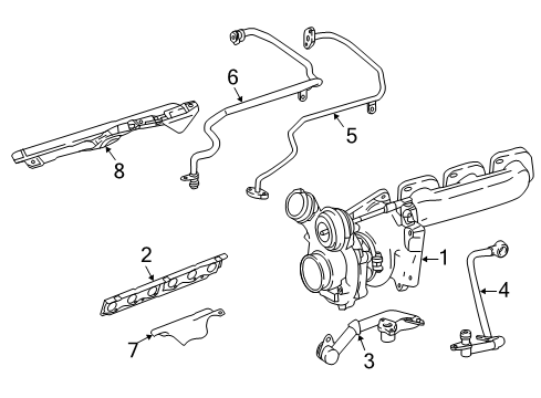 2018 Mercedes-Benz G65 AMG Turbocharger Diagram