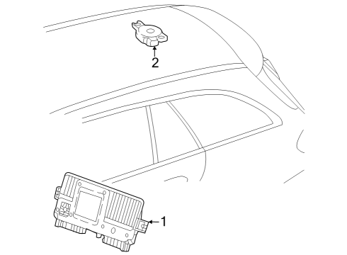 2023 Mercedes-Benz EQE 350+ Electrical Components Diagram 2