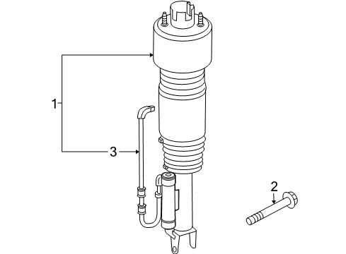 2009 Mercedes-Benz CLS63 AMG Shocks & Components - Front