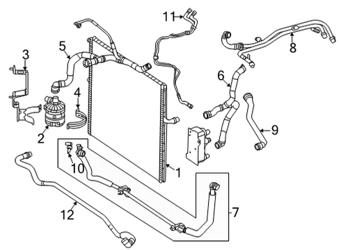 2021 Mercedes-Benz GLS580 Intercooler