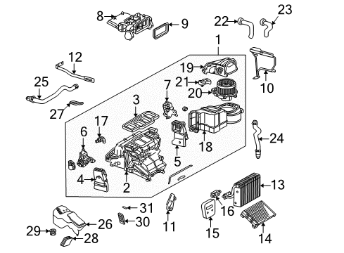 2004 Mercedes-Benz G55 AMG Air Conditioner Diagram 2