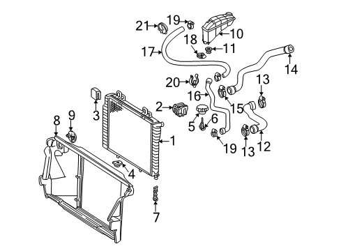 Upper Hose Diagram for 210-501-01-82