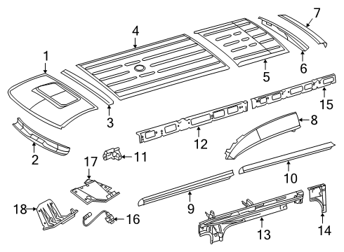 2020 Mercedes-Benz Sprinter 2500 Parking Aid Diagram 5