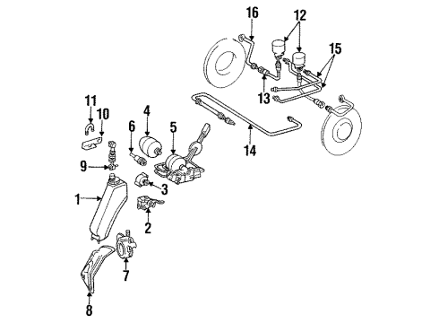 Pressure Switch Diagram for 003-545-41-14