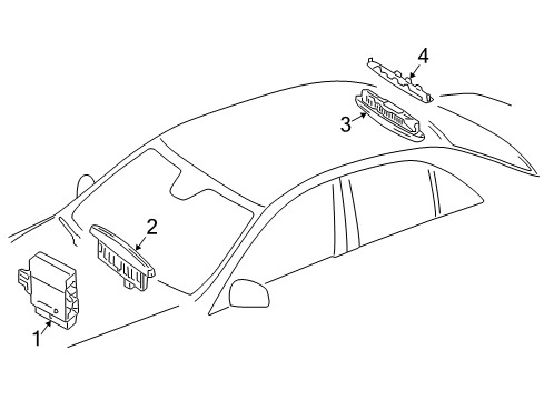 2010 Mercedes-Benz E350 Electrical Components Diagram 7