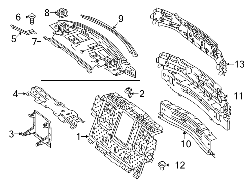 2019 Mercedes-Benz S65 AMG Rear Body Diagram 3