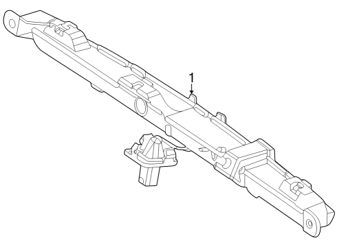 2023 Mercedes-Benz EQS 450 SUV High Mount Lamps Diagram