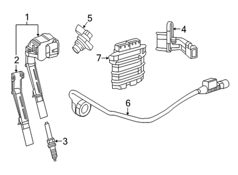 2022 Mercedes-Benz E350 Powertrain Control Diagram 3