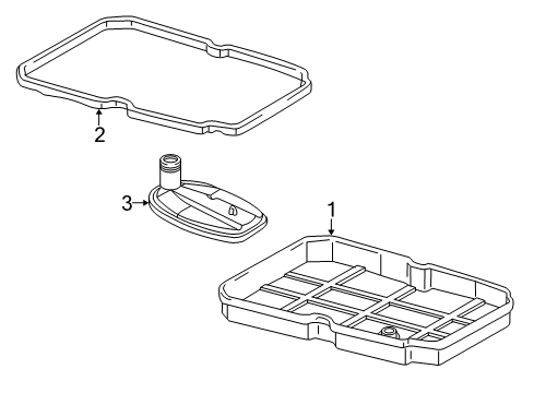 2001 Mercedes-Benz CLK320 Transmission Diagram