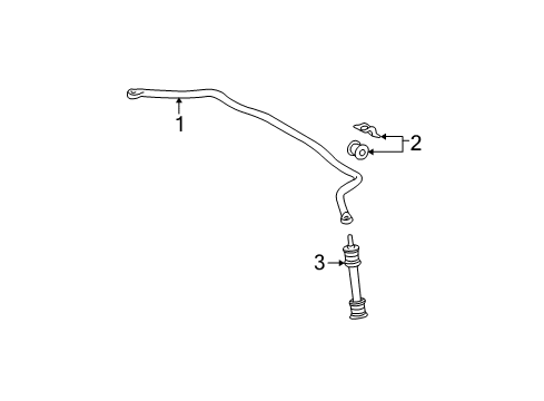 2003 Mercedes-Benz ML55 AMG Rear Suspension, Control Arm Diagram 3