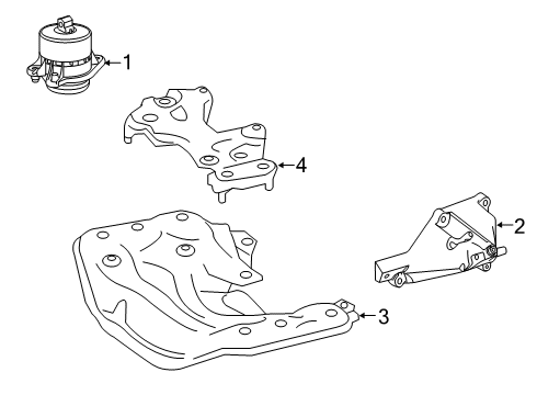 Mount Bracket Diagram for 176-223-50-00