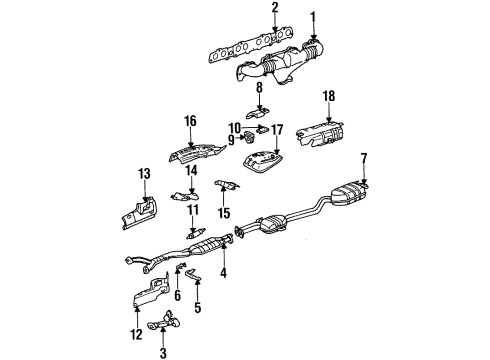 1993 Mercedes-Benz 500SEC Powertrain Control Diagram 2