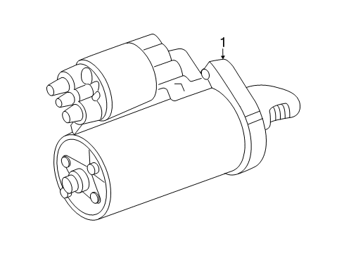 2021 Mercedes-Benz GLC63 AMG Starter Diagram 2