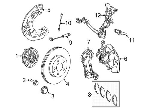 Caliper Diagram for 206-421-49-02