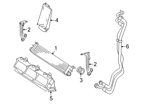 2009 Mercedes-Benz SL63 AMG Oil Cooler