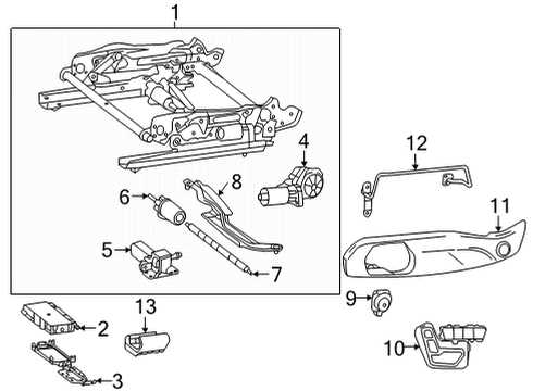 2021 Mercedes-Benz AMG GT Power Seats Diagram 5