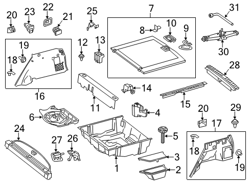 Side Trim Panel Diagram for 166-690-00-00-8Q91