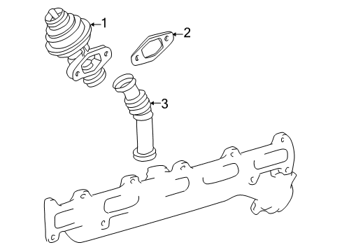 1996 Mercedes-Benz E300 EGR System