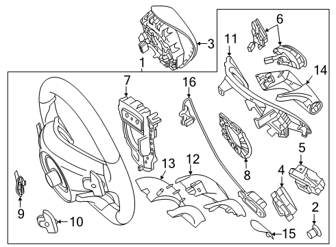 Lower Cover Diagram for 217-464-00-00-64-2A17