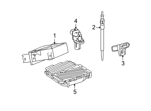 2007 Mercedes-Benz GL320 Powertrain Control Diagram 1