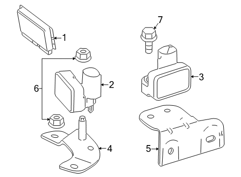 2015 Mercedes-Benz E350 Ride Control Diagram