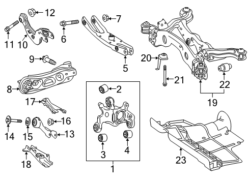 Knuckle Assembly Diagram for 246-350-35-41