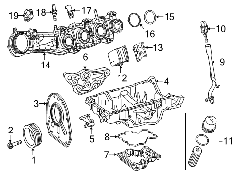 2021 Mercedes-Benz S63 AMG Intake Manifold