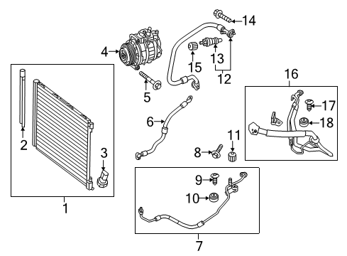 Compressor Assembly Diagram for 000-830-69-02-80