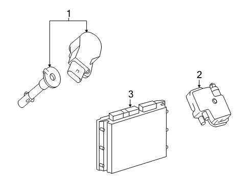 2009 Mercedes-Benz SLK300 Powertrain Control Diagram 1