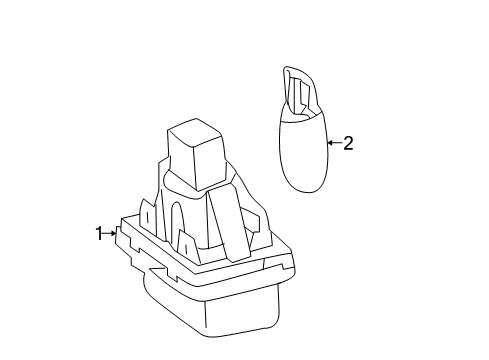 2014 Mercedes-Benz C250 License Lamps Diagram 1