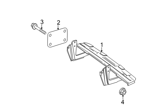 2010 Mercedes-Benz Sprinter 2500 Step Assembly Diagram 1