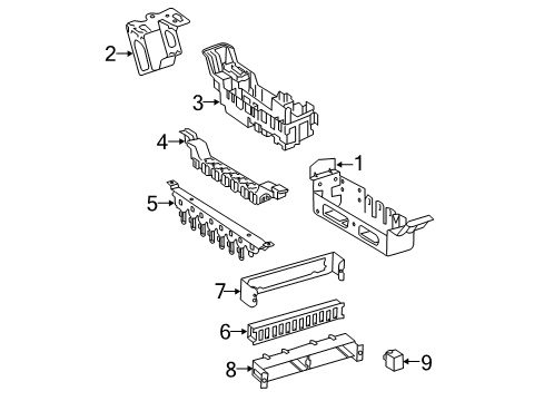 2014 Mercedes-Benz Sprinter 2500 Fuse & Relay Diagram 1